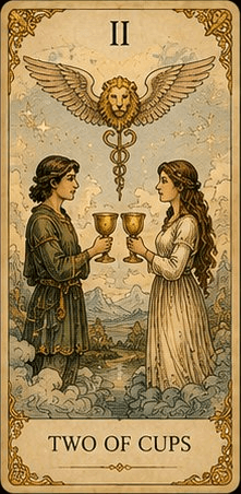 컵 2 (Two of Cups) 타로 카드