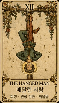 매달린 사람 (The Hanged Man) 타로 카드